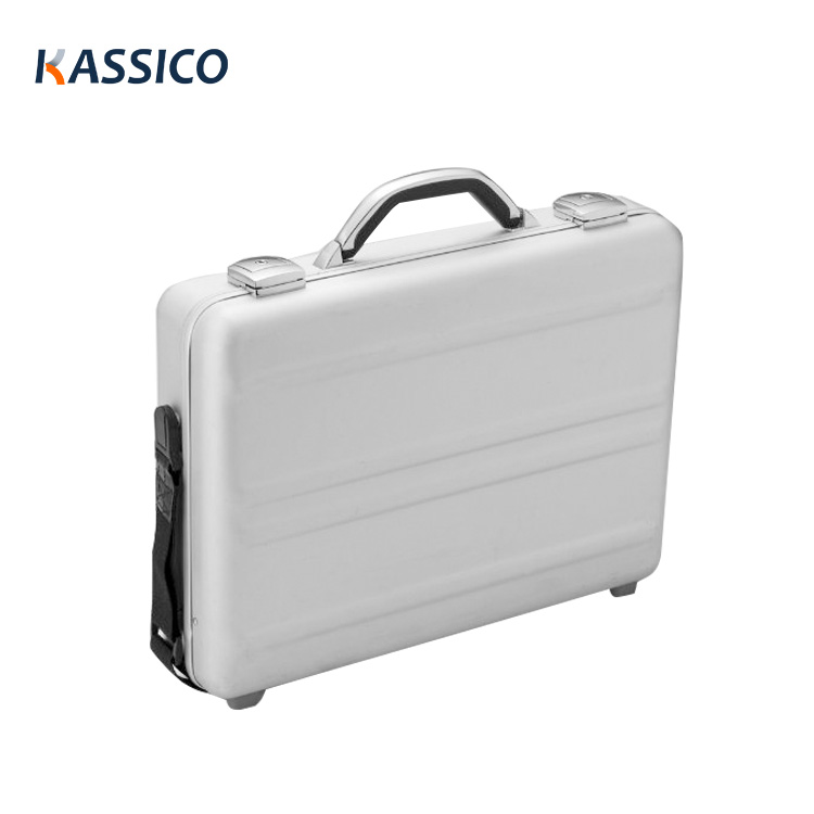 Aluminum Briefcase with Lockable for Business Carrying