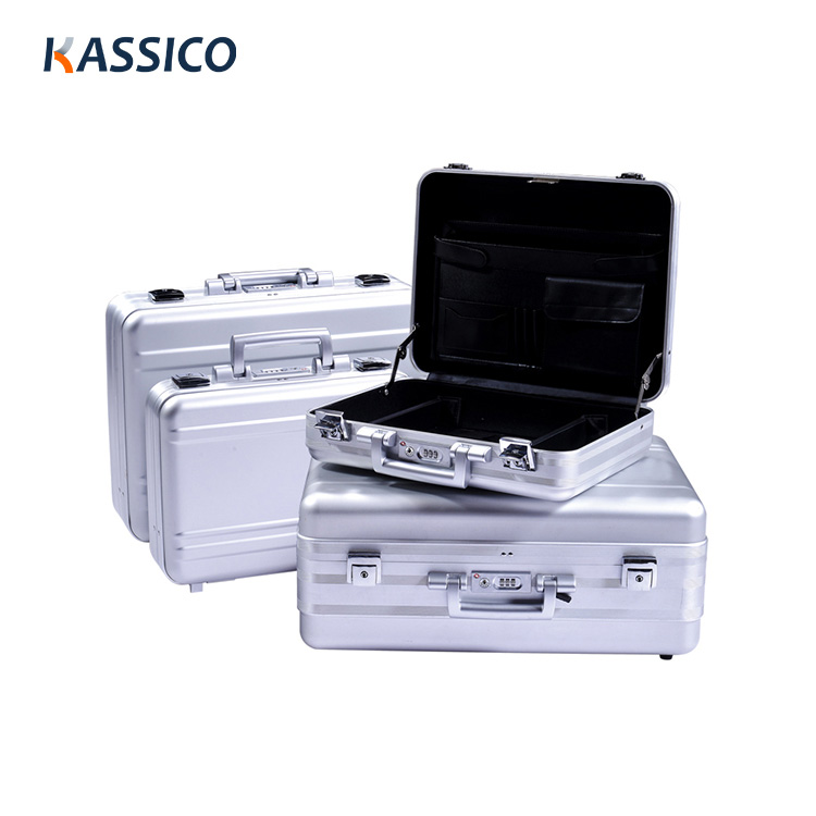 Moulded Aluminum Briefcase for Laptop & Document Carry